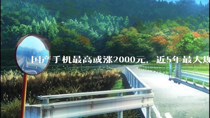 国产手机最高或涨2000元，近5年最大规模手机涨价潮要来了！_通知_涨幅_称多