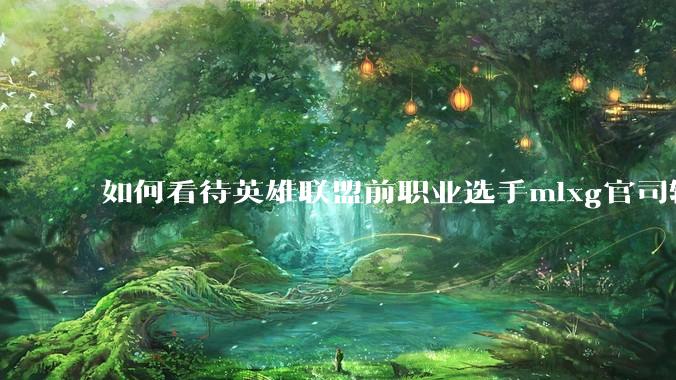 如何看待英雄联盟前职业选手mlxg官司输了，被强制执行2500w？
